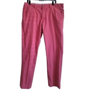 Polo Ralph Lauren Men's Pink Chino  Straight Leg Casual Pants Size 36X32